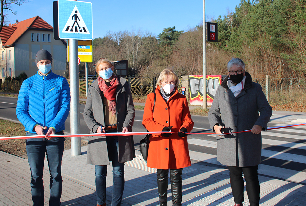 v.l.n.r.: Torsten Müller, Susanne Rieckhof, Karin Schwitalla, Michaela Wiezorek (Foto: Stadt Königs Wusterhausen, Reik Anton)