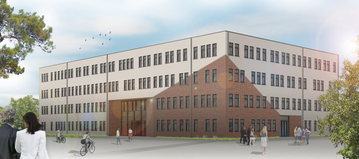 Visualisierung des neuen Jobcenters (Grafik: Planungsgesellschaft Bauconzept)