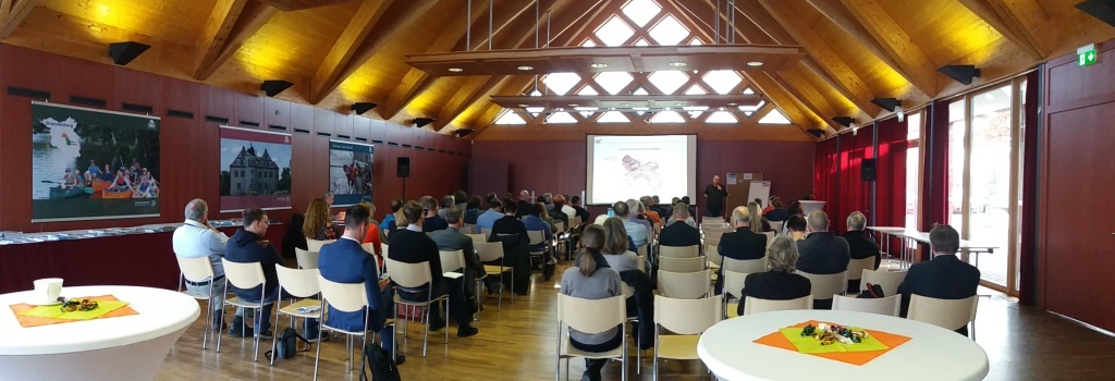 Vortrag Dr. Kai Pagenkopf zum Thema Barrierefreiheit (Fotos: Tourismusverband Dahme-Seen e.V.)
