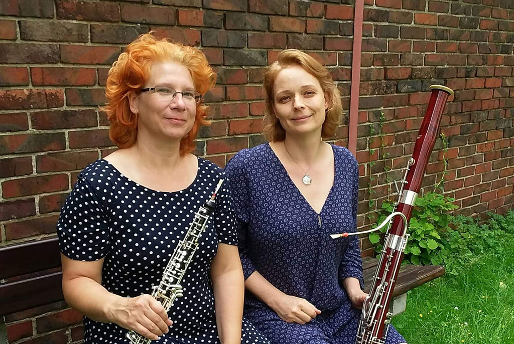 Zu sehen ist das Duo Concertante. Zu sehen ist das Duo Concertante.