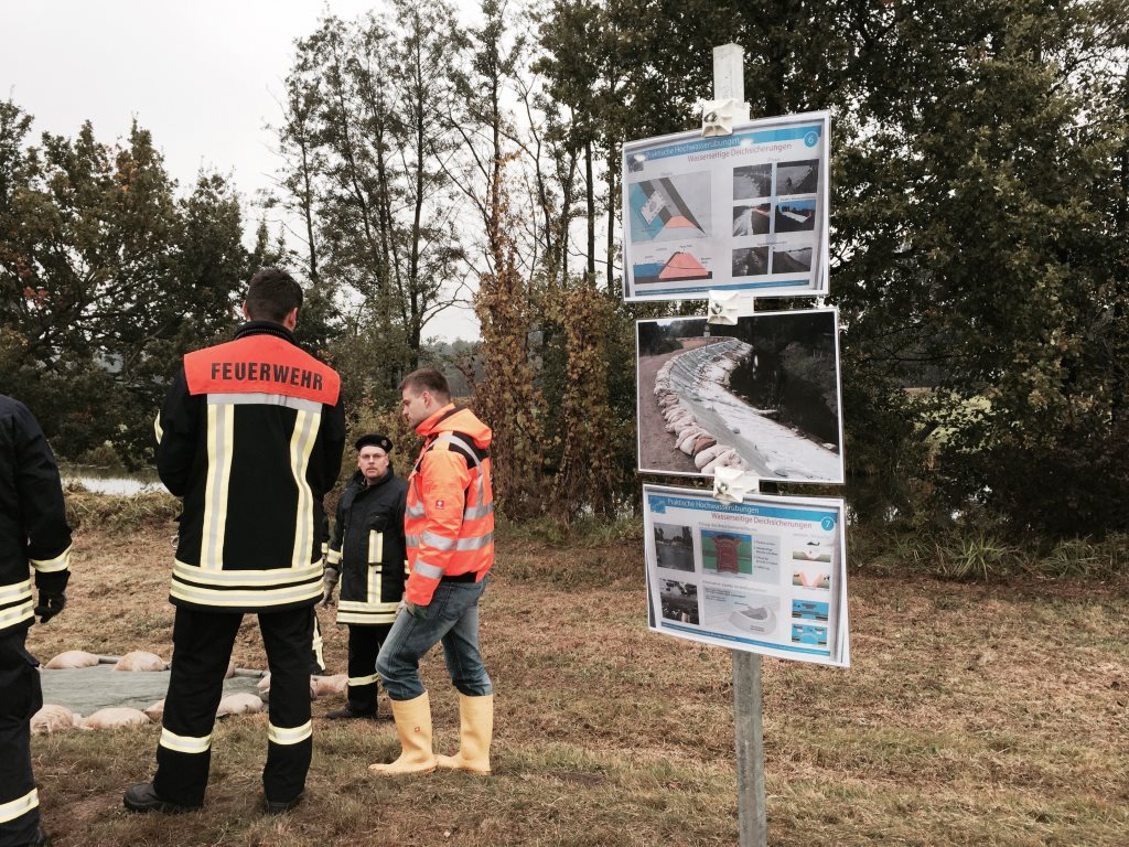 Feuerwehren bereiten sich auf Hochwasser vor