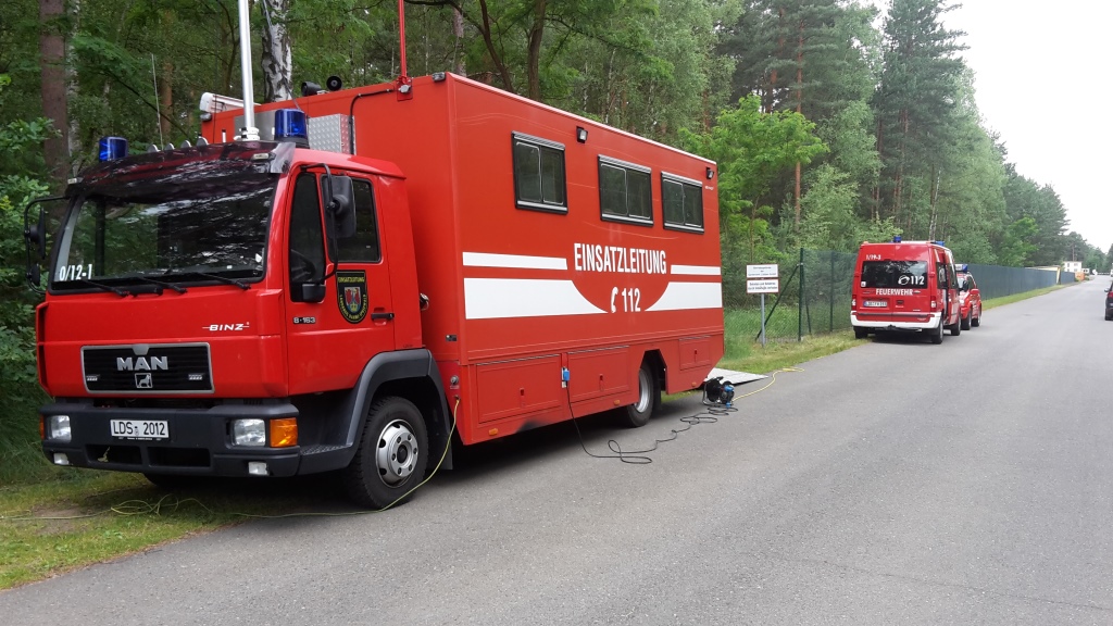 Technische Einsatzleitung (Fotos: LDS)
