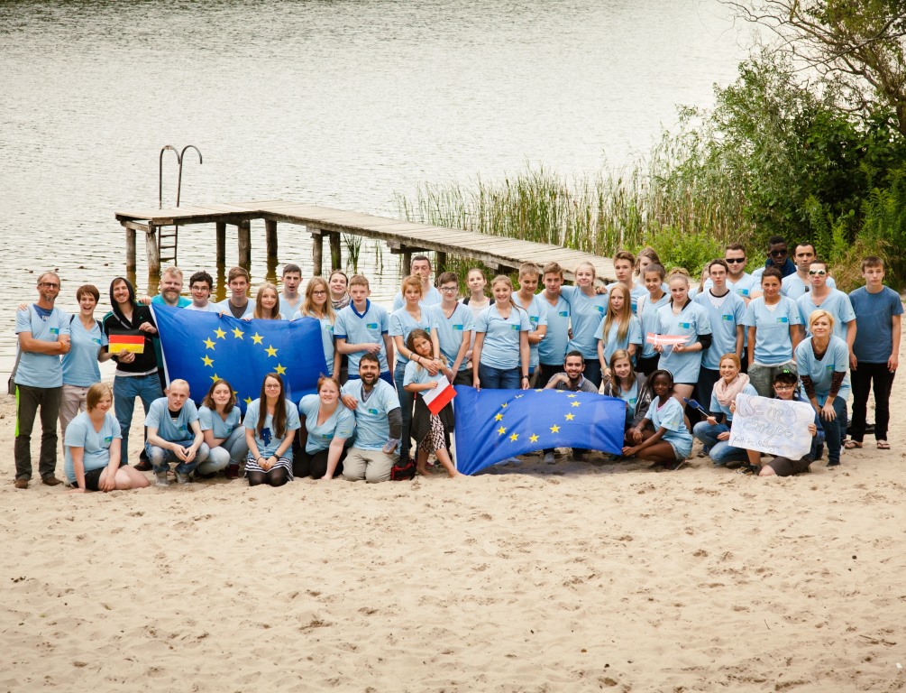 Teilnehmer der Jugendbegegnung (Foto: Philipp Görs)
