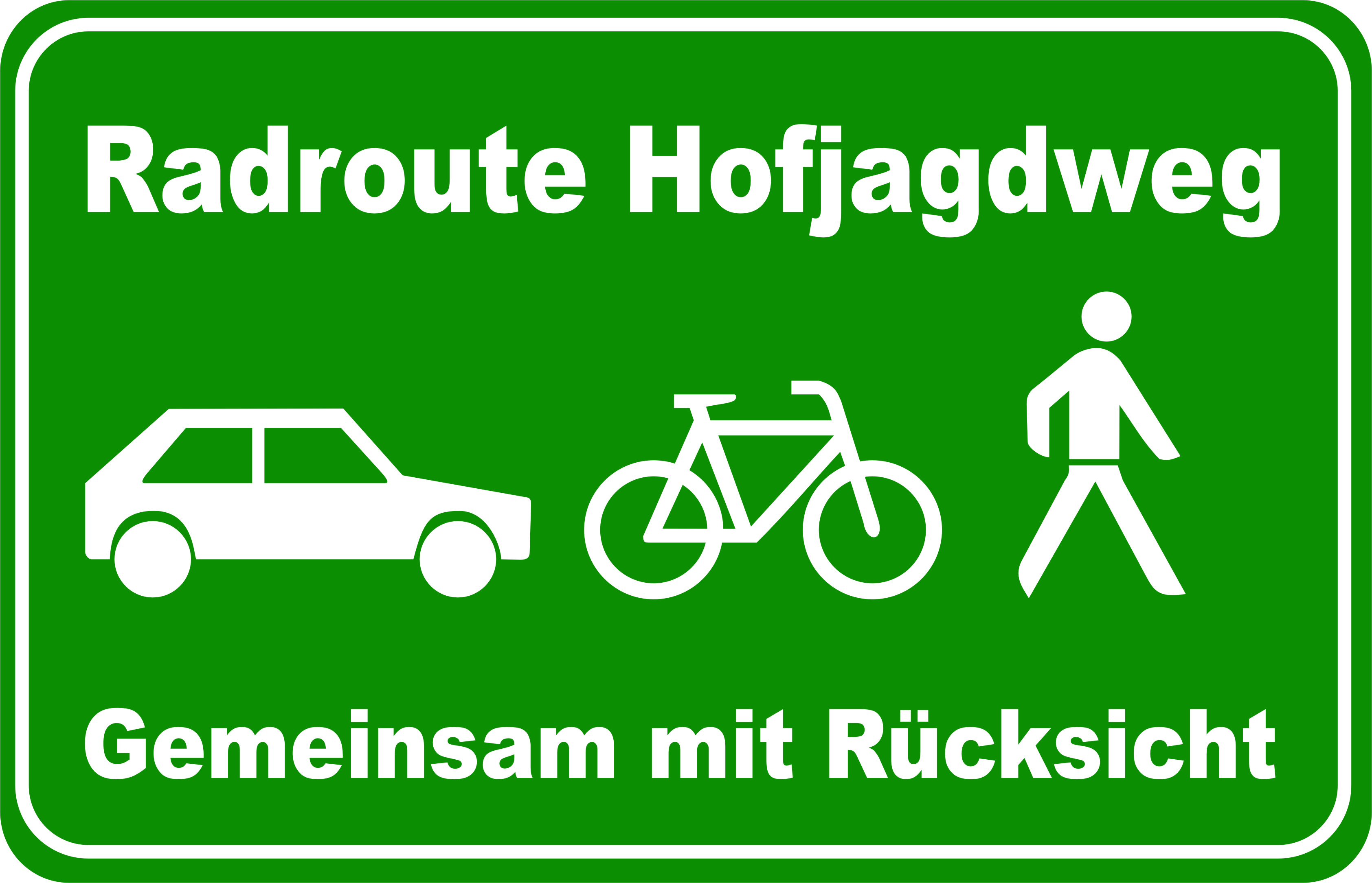 Hinweisschilder