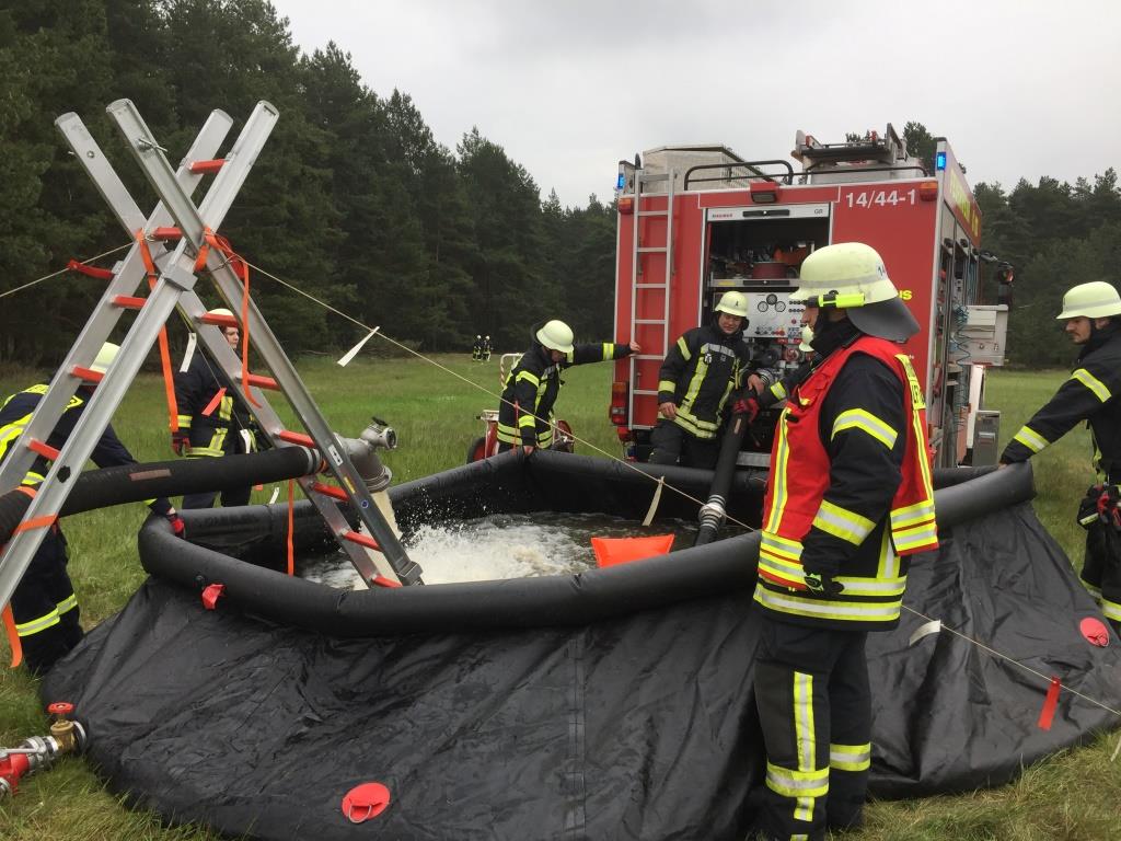 Waldbrandübung in Alteno