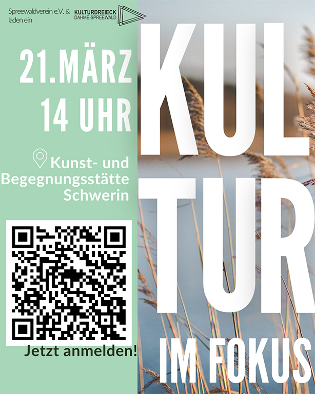 Zu sehen ist das Ankündigungsplakat zu Kultur im Fokus - Kultur und Vereinsleben. Zu sehen ist das Ankündigungsplakat zu Kultur im Fokus - Kultur und Vereinsleben.