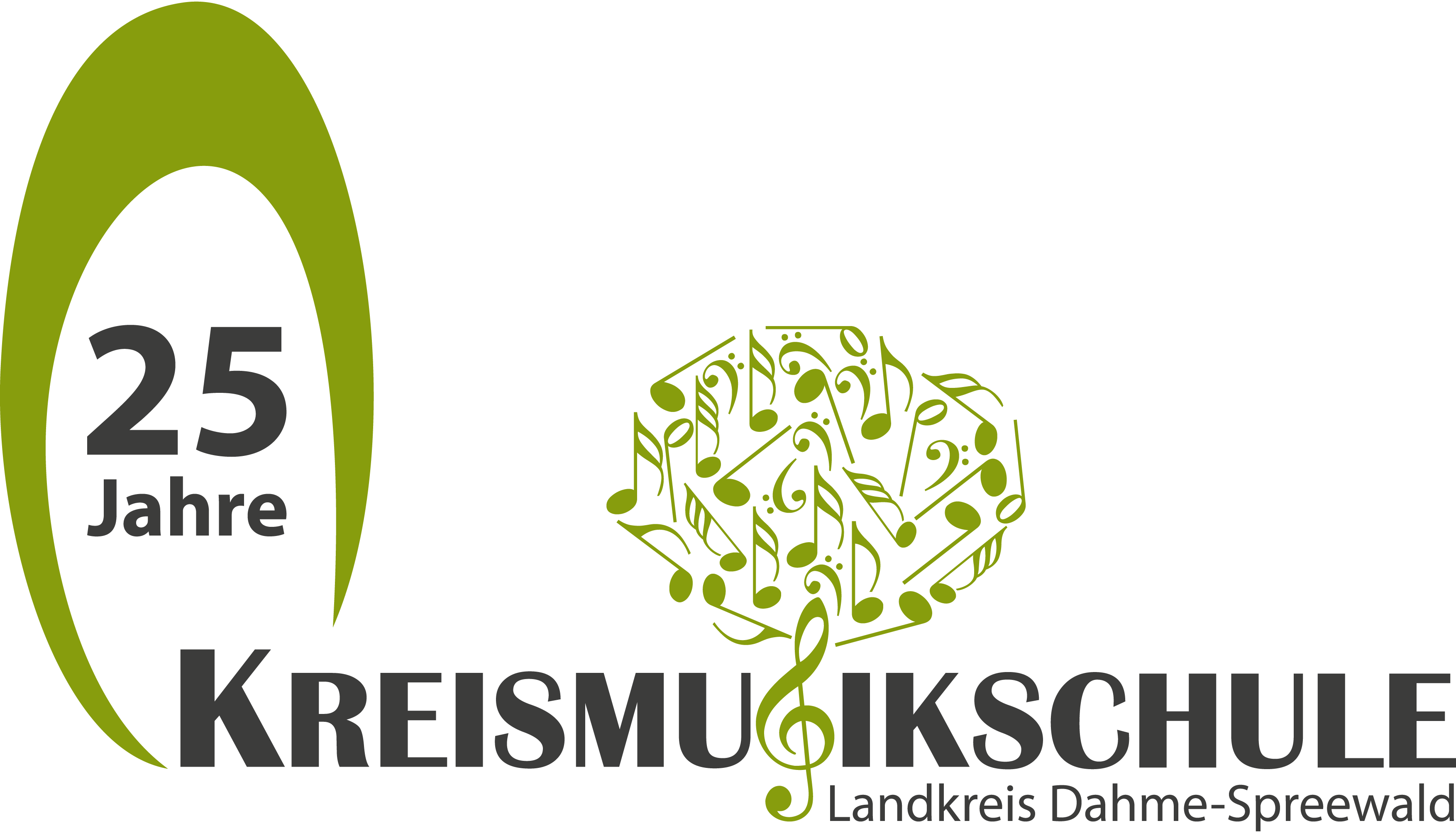 Logo 25 Jahre Kreismusikschule