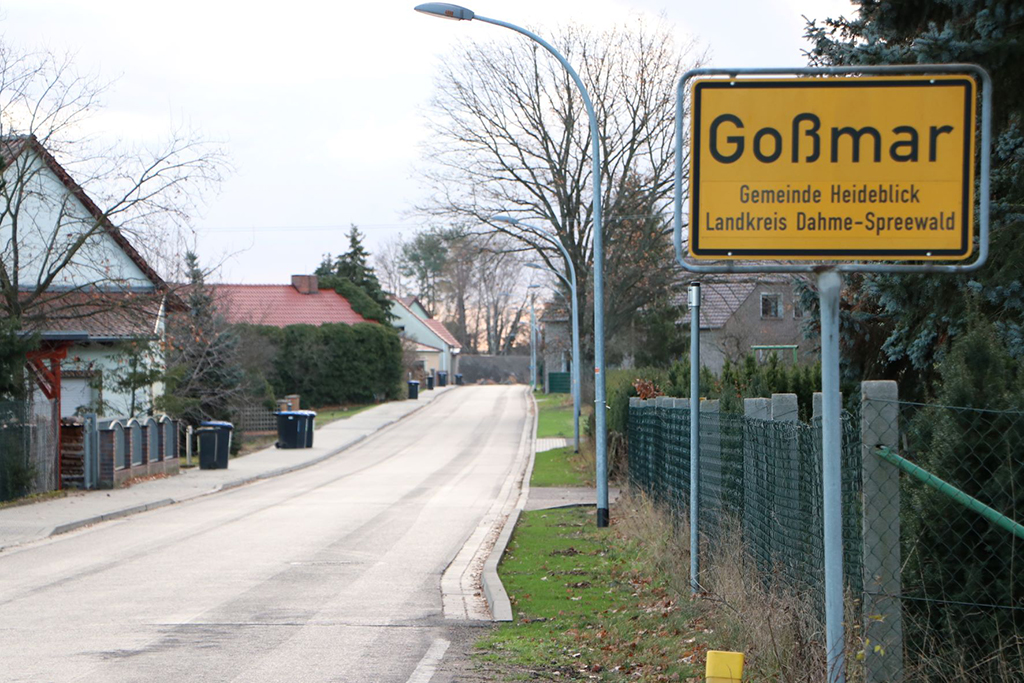 K6130 Ortseingang Goßmar (© Pressestelle, Landkreis Dahme-Spreewald)