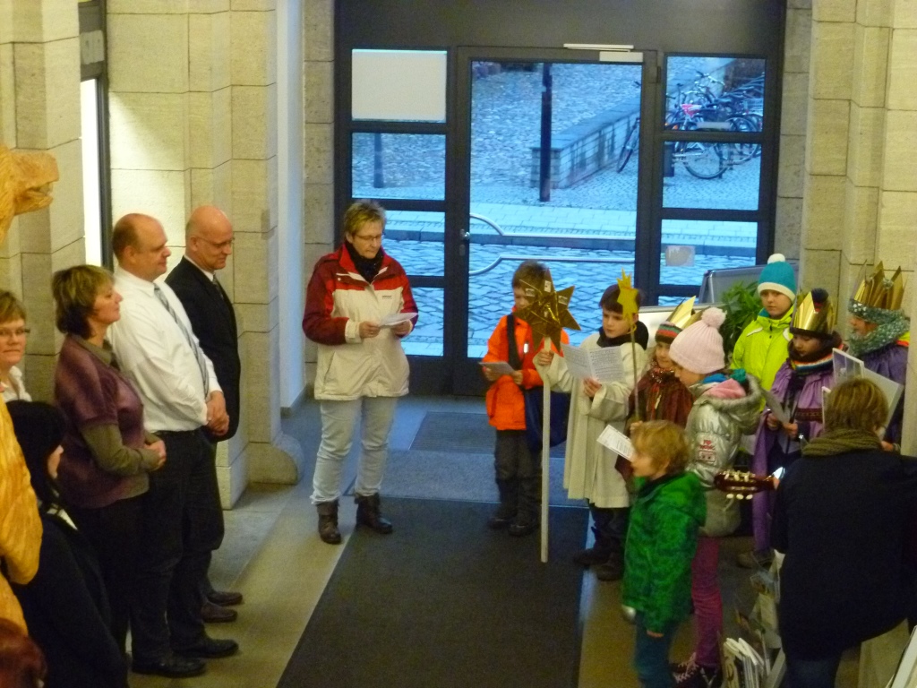 Landrat empfängt Sternsinger