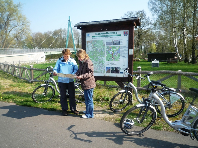 Dahme-Radweg bei Dolgenbrodt