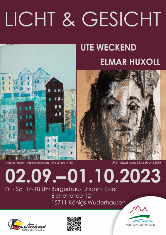 Sie sehen das Ankündigungsplakat zur Ausstellung "Licht & Gesicht". Sie sehen das Ankündigungsplakat zur Ausstellung "Licht & Gesicht".