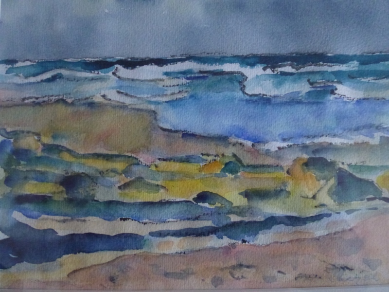 Aquarell des verstorben Lübbener Künstlers © Eberhard Laetzsch