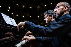 Es klingt Musikfestspiele in Lübben - Reisend zwischen Oper und Tanz - Klavier-Duo Schiavo-Marchegiani mit Brahms. Es klingt Musikfestspiele in Lübben - Reisend zwischen Oper und Tanz - Klavier-Duo Schiavo-Marchegiani mit Brahms.
