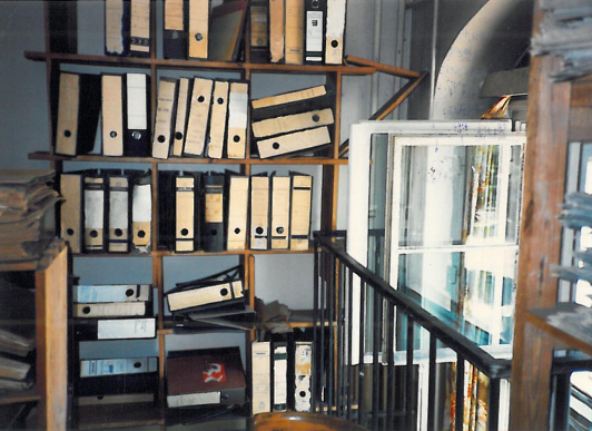 Zu sehen ist das Kreisarchiv in Lübben 1992.