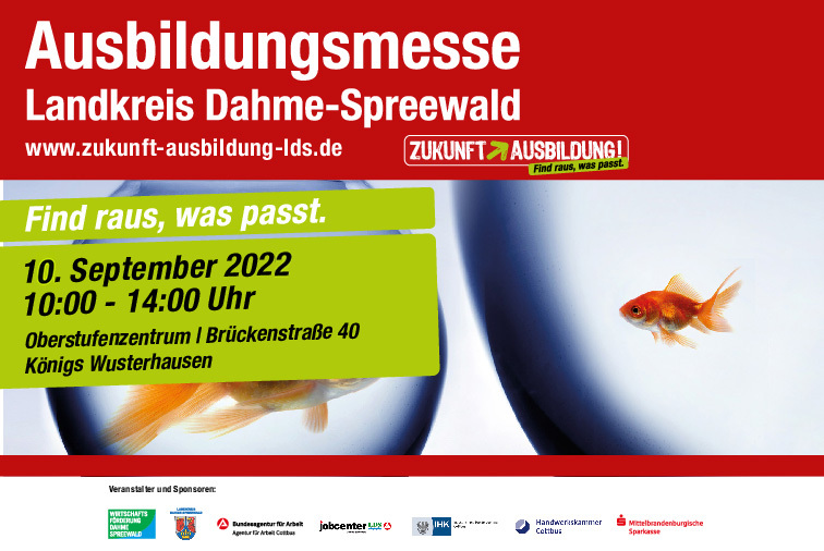 Ein Teaser zur Ausbildungsmesse 2022 des Landkreis Dahme-Spreewald.