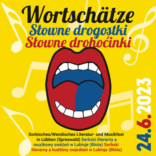 Grafik sorbisch wendisches Literatur- und Musikfest