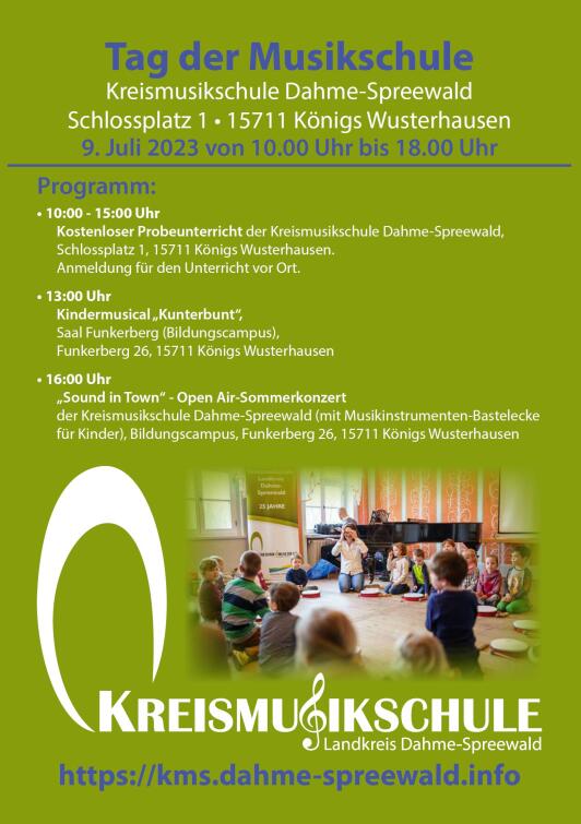Plakat Tag der Musikschule