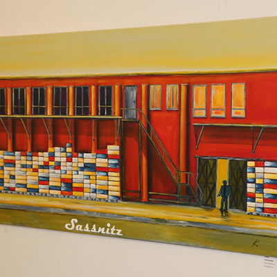 Das Kunstwerk "Sassnitz" von Denis Kuschel.