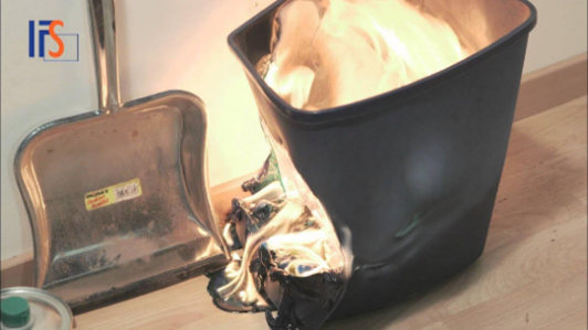 Brandgefährdung durch Selbstentzündung brennbarer Materialien