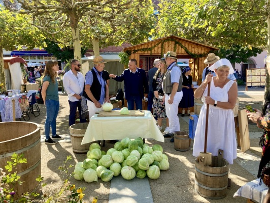 Deutsch, polnischer und französischer Austausch anlässlich des traditionellen Spreewaldfestes in Lübben 2024