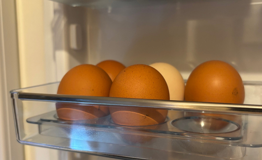 Eier im Kühlschrank