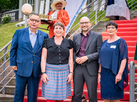 Zu sehen sind Impressionen vom gemeinsamen Frühlingsempfang 2026 des Landkreises Dahme-Spreewald und der Wirtschaftsförderungsgesellschaft Dahme-Spreewald mbH.