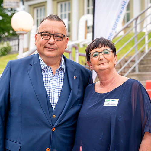 Zu sehen sind Impressionen vom gemeinsamen Frühlingsempfang 2026 des Landkreises Dahme-Spreewald und der Wirtschaftsförderungsgesellschaft Dahme-Spreewald mbH.