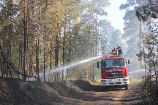 Feuerwehreinsatz Brand Lieberoser Heide