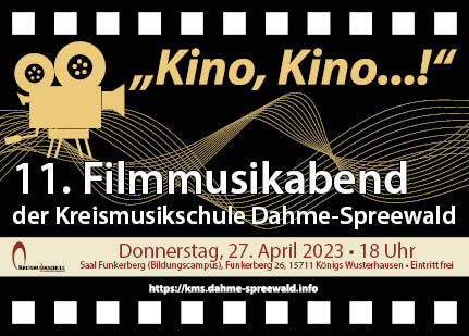 Filmmusikabend der Kreismusikschule am 27.04.2023 