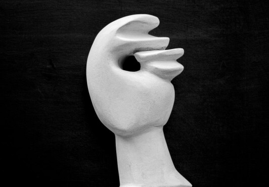 Ausschnitt Skulptur aus Porenbeton