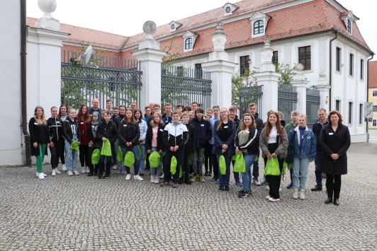 teilnehmende Schülerinnen und Schüler des Zukunftstages in der Kreisverwaltung Dahme-Spreewald