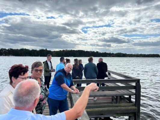 Kreiswettbewerb Unser Dorf hat Zukunft Kablow 2024 Besuch der Jury in Kablow