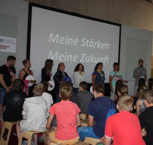 Projekt zur Stärkenentdeckung "Komm auf Tour" im Jahr 2017
