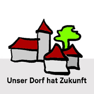 Zu sehen ist das Logo zum Wettbewerb "Unser Dorf hat Zukunft".