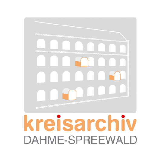 Zusehen ist das Logo "Kreisarchiv Dahme-Spreewald".