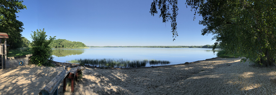Strand des Pätzer Vordersee in Pätz