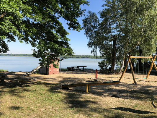 Strand des Pätzer Vordersee in Pätz