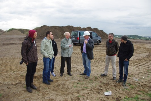 Besichtigung Deponie Großziethen mit Studenten der BTU Cottbus-Senftenberg