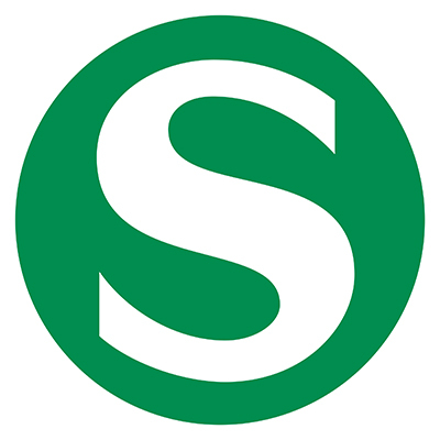 Abgebildet ist das Logo der S-Bahn.