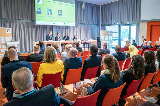 Einblick in die „SO25 – Der Wirtschafts- und Standortkongress” vom 30. September 2025 aus Schönefeld.
