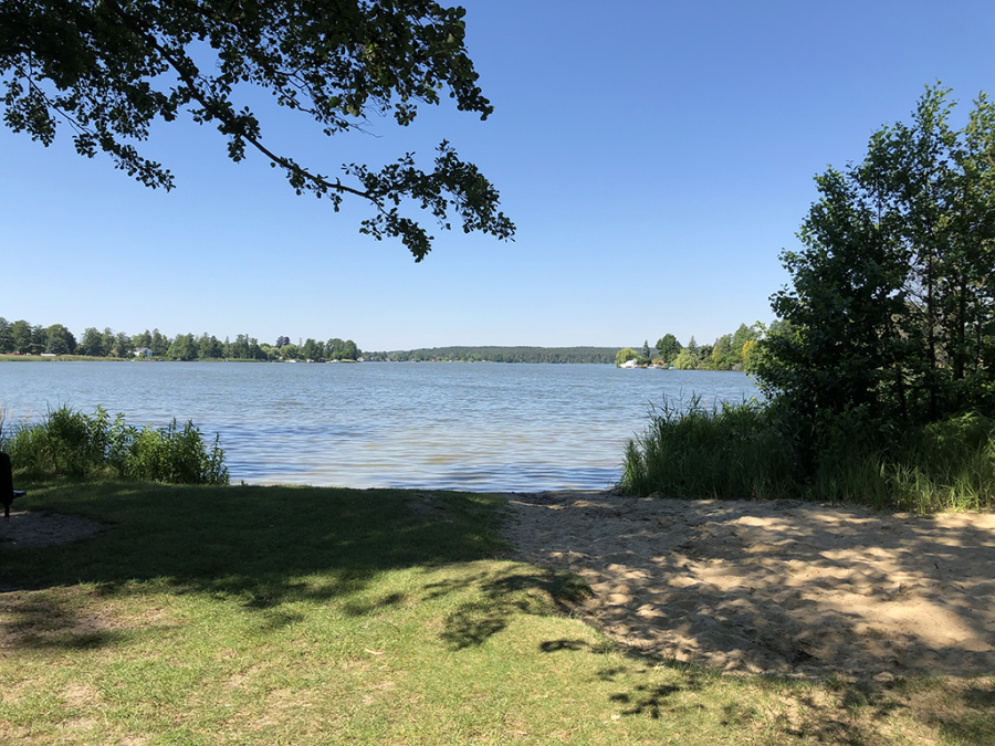 Strand des Schwe­riner See in Schwerin