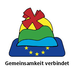 Auf dem Bild ist das Logo Gemeinsamkeit verbindet zusehen.