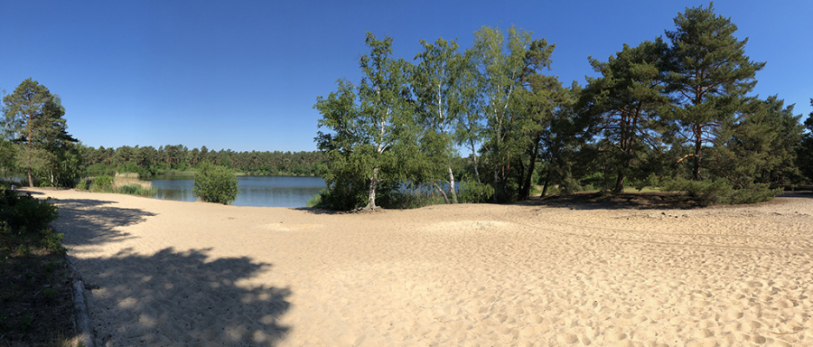 Strand des Tonsee in Klein Köris