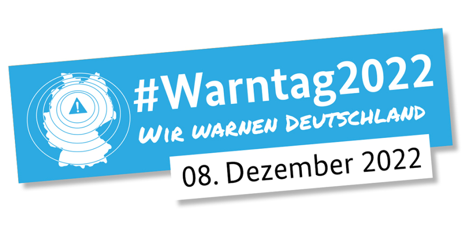 Bundesweiter Warntag 2022 Zusehen ist ein Teaser vom Warntag 2022.