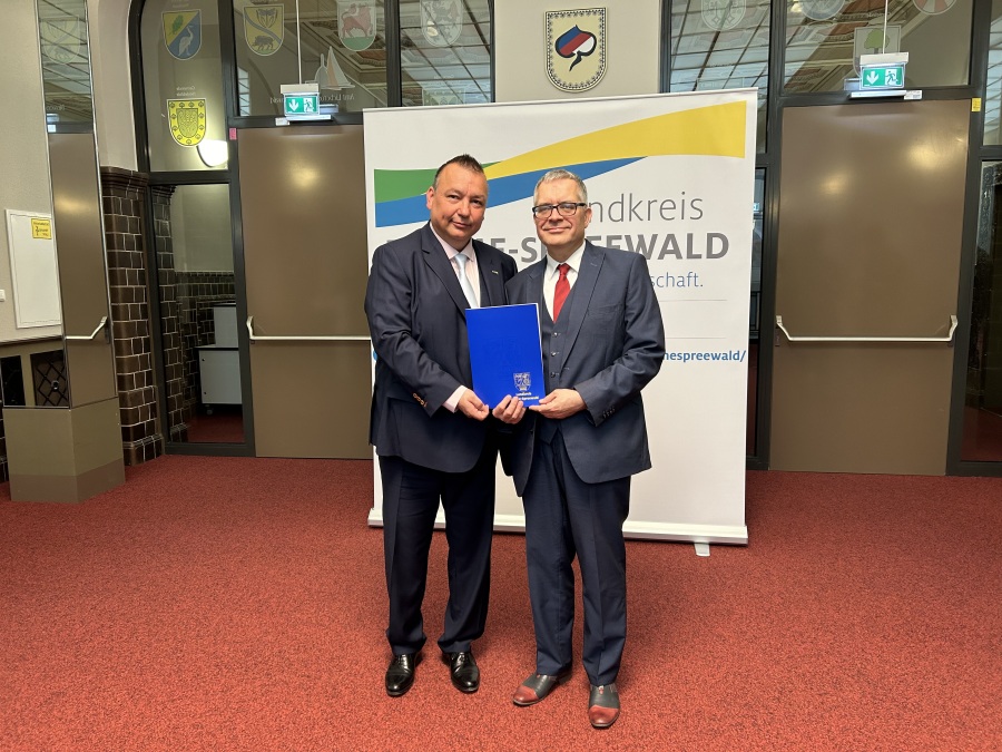 Sven Herzberger ist der neue Landrat im Landkreis Dahme-Spreewald
