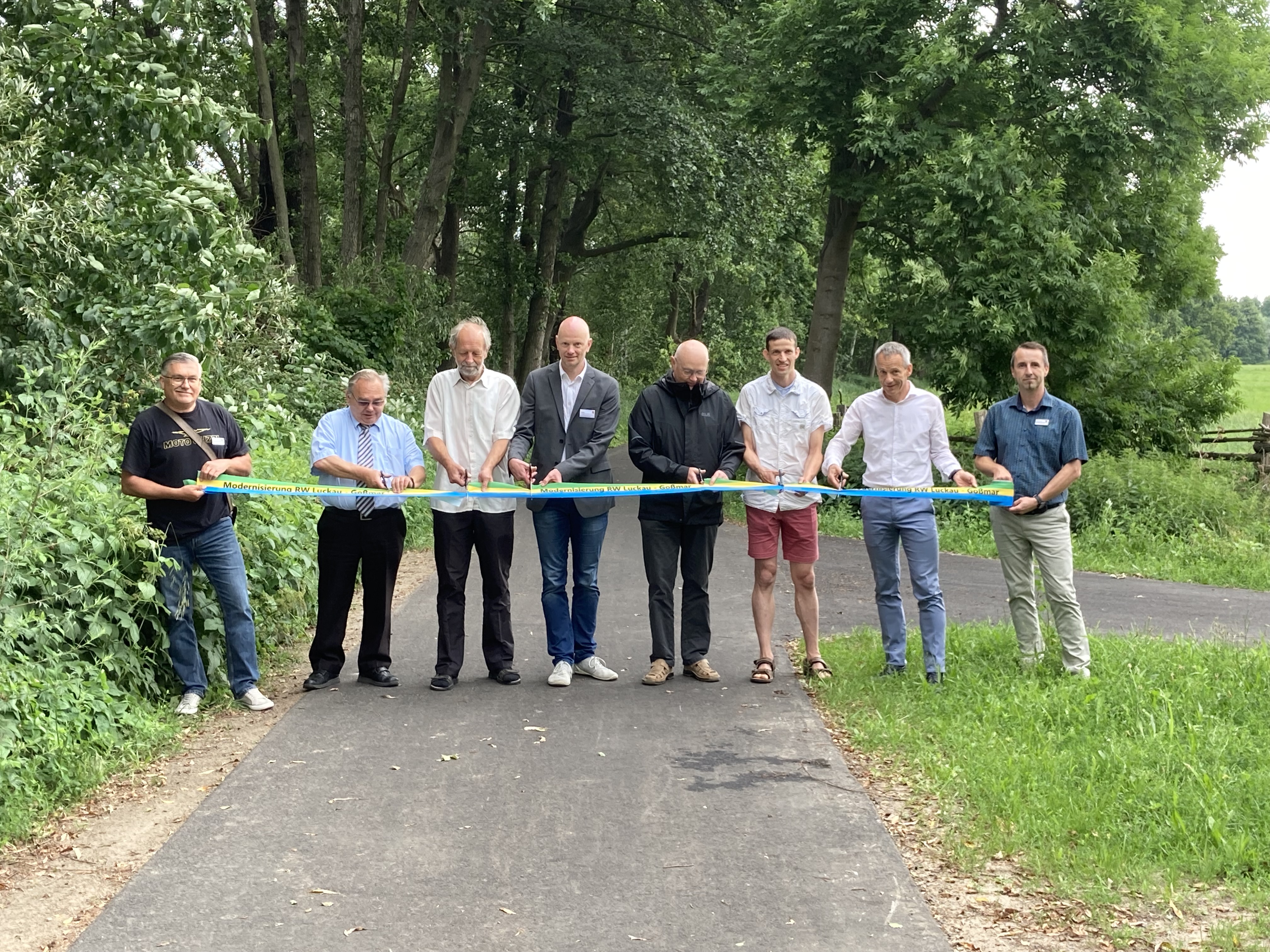 Einweihung Radweg Luckau Gossmar